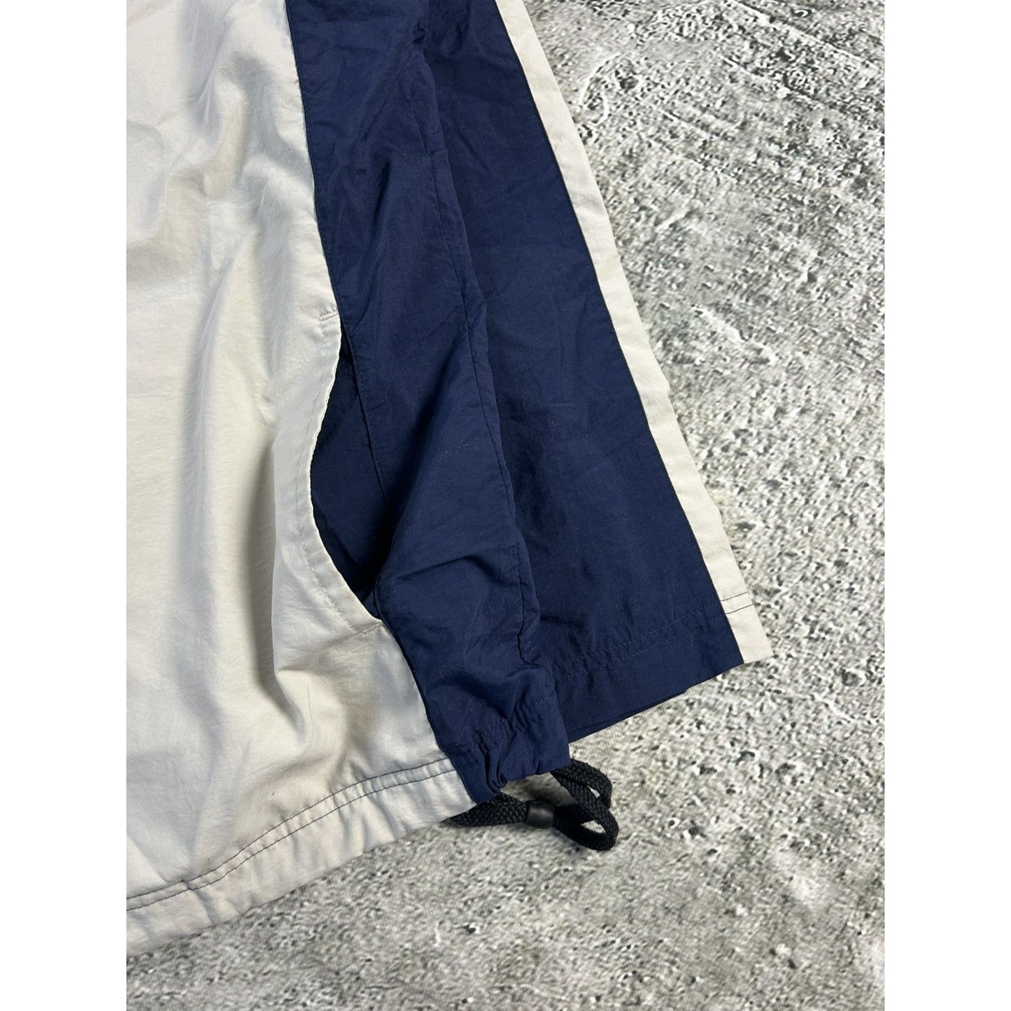 Nike track jacket vintage navy blue nylon Y2K
