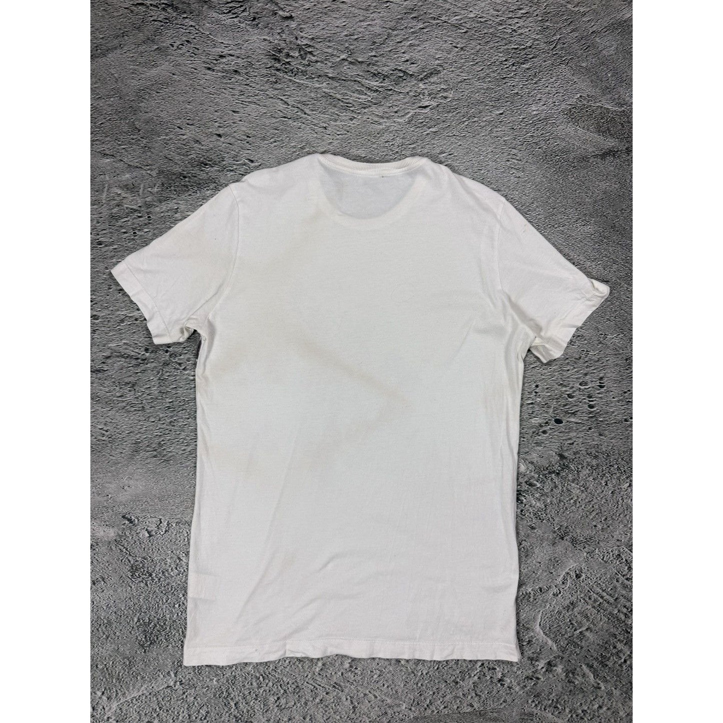 Galliano t-shirt white big logo women floral