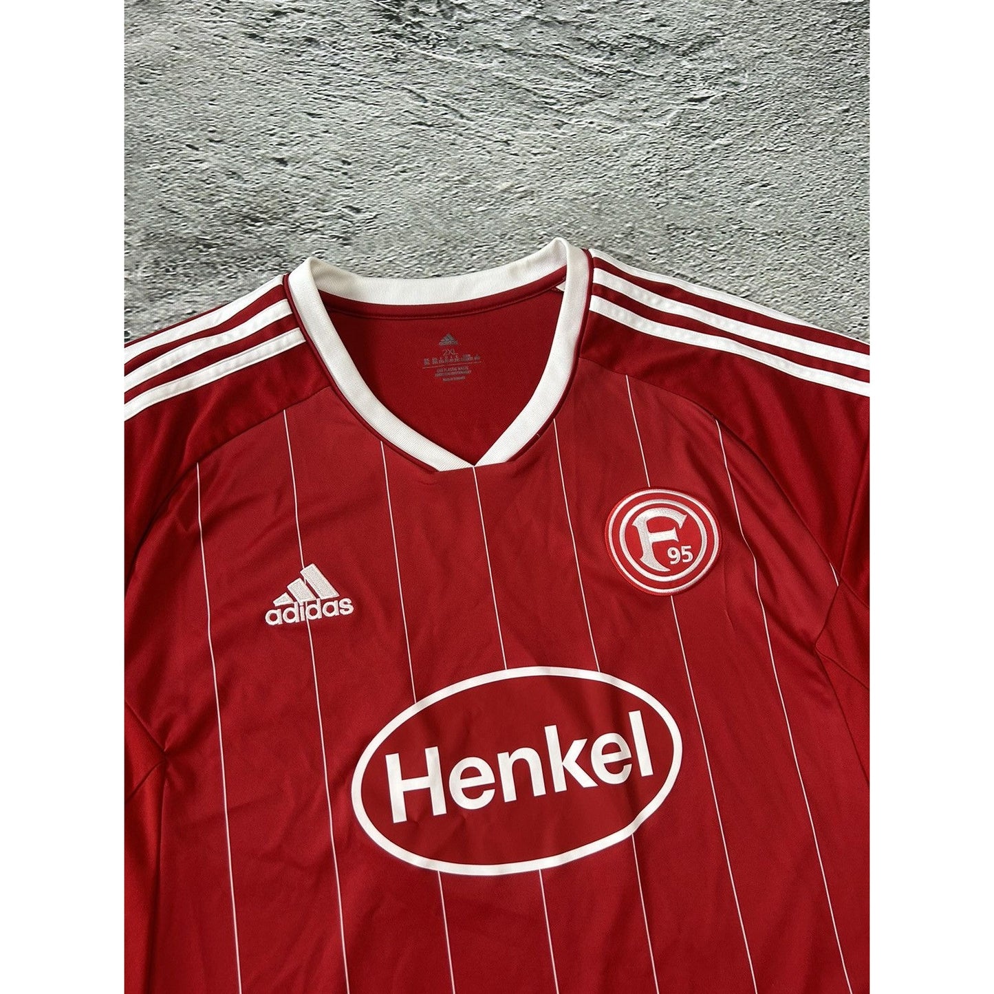 Fortuna Düsseldorf jersey red Henkel 22/23 home kit adidas