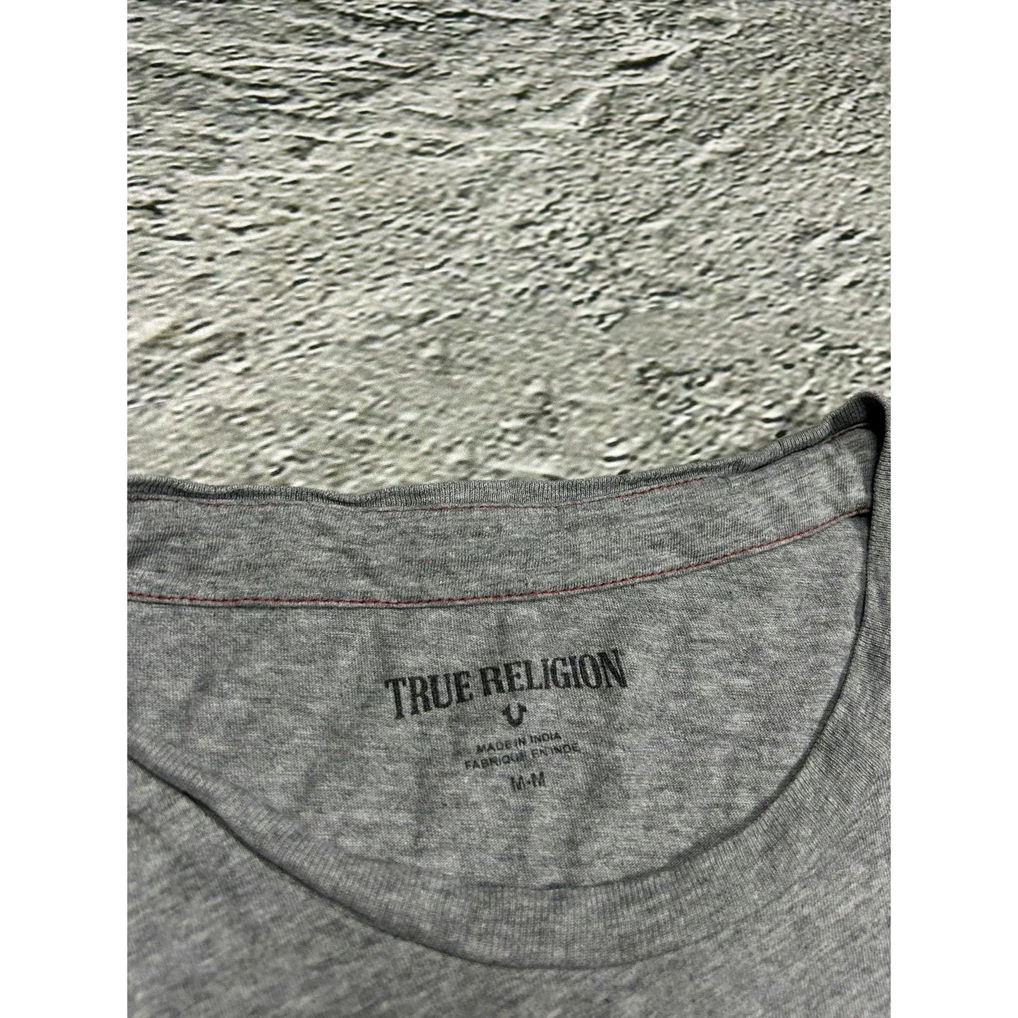 True Religion grey T-shirt small logo