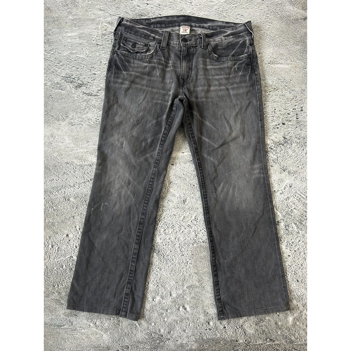True Religion vintage grey jeans denim pants Y2K Ricky