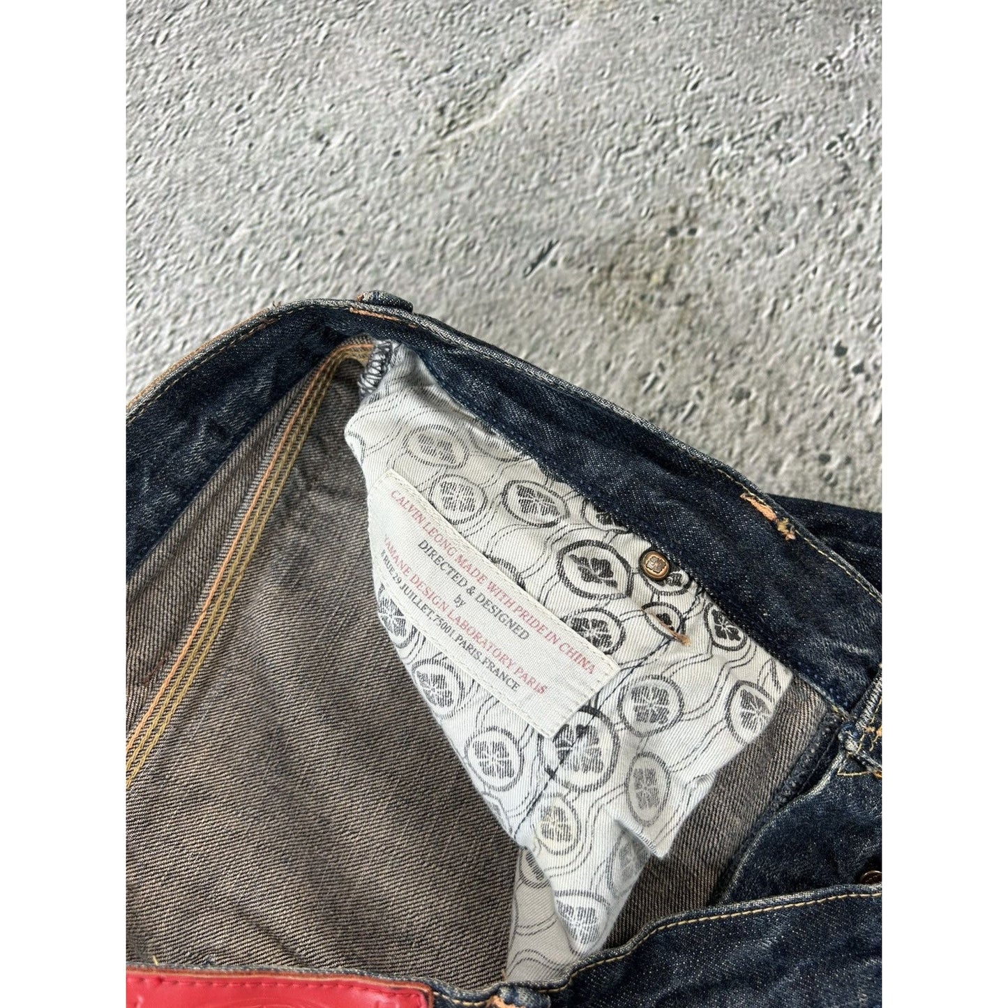 Evisu Yamane jeans vintage Japanese selvedge denim pants