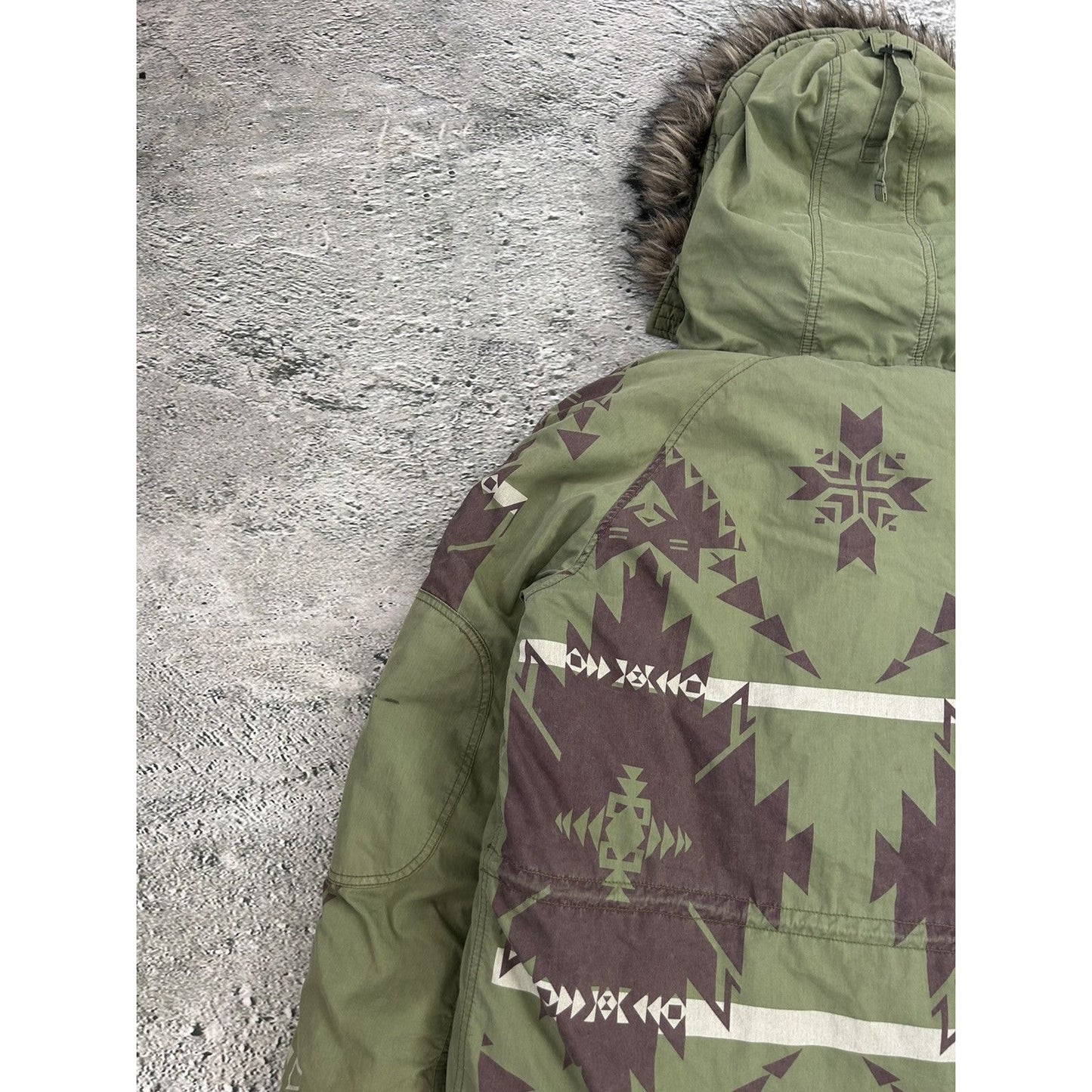 Polo Ralph Lauren Denim Supply Aztec puffer parka jacket