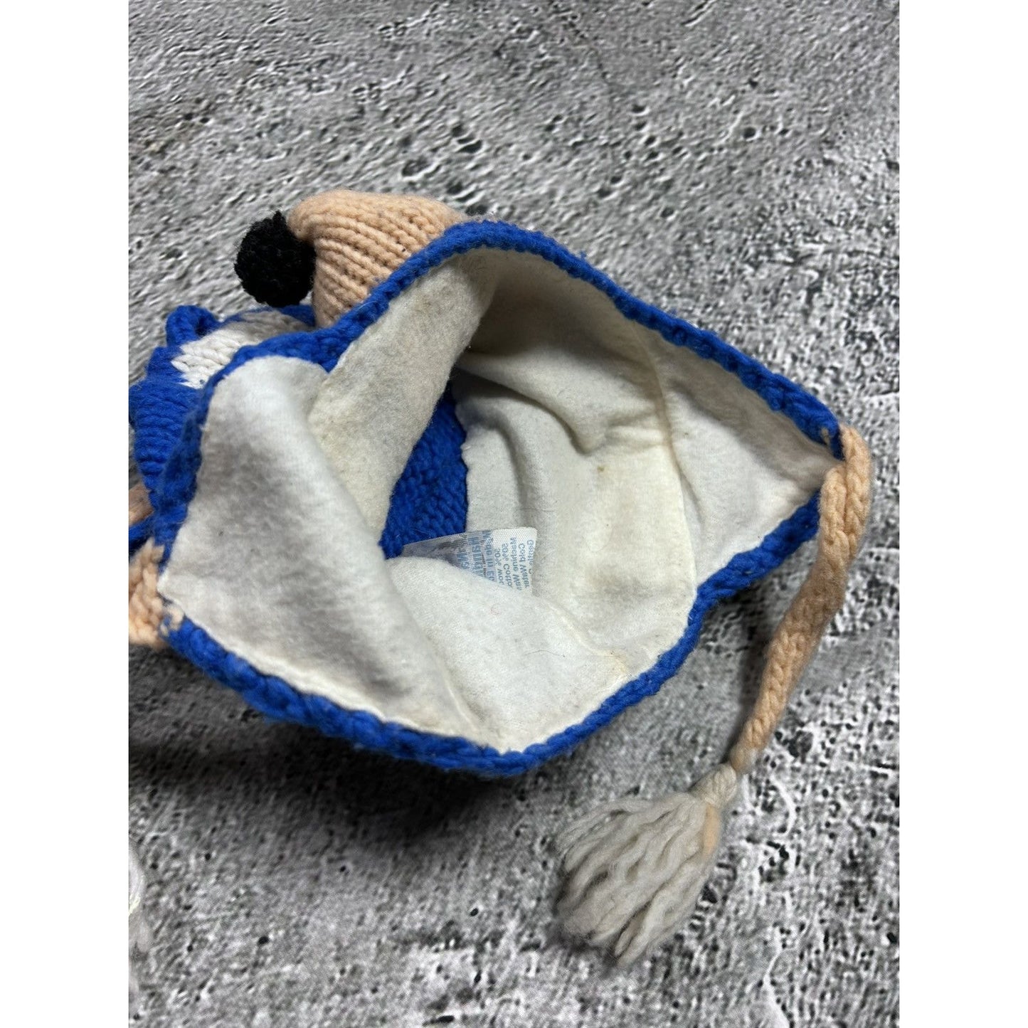 Sonic handmade winter hat ushanka wool Ecuadorian