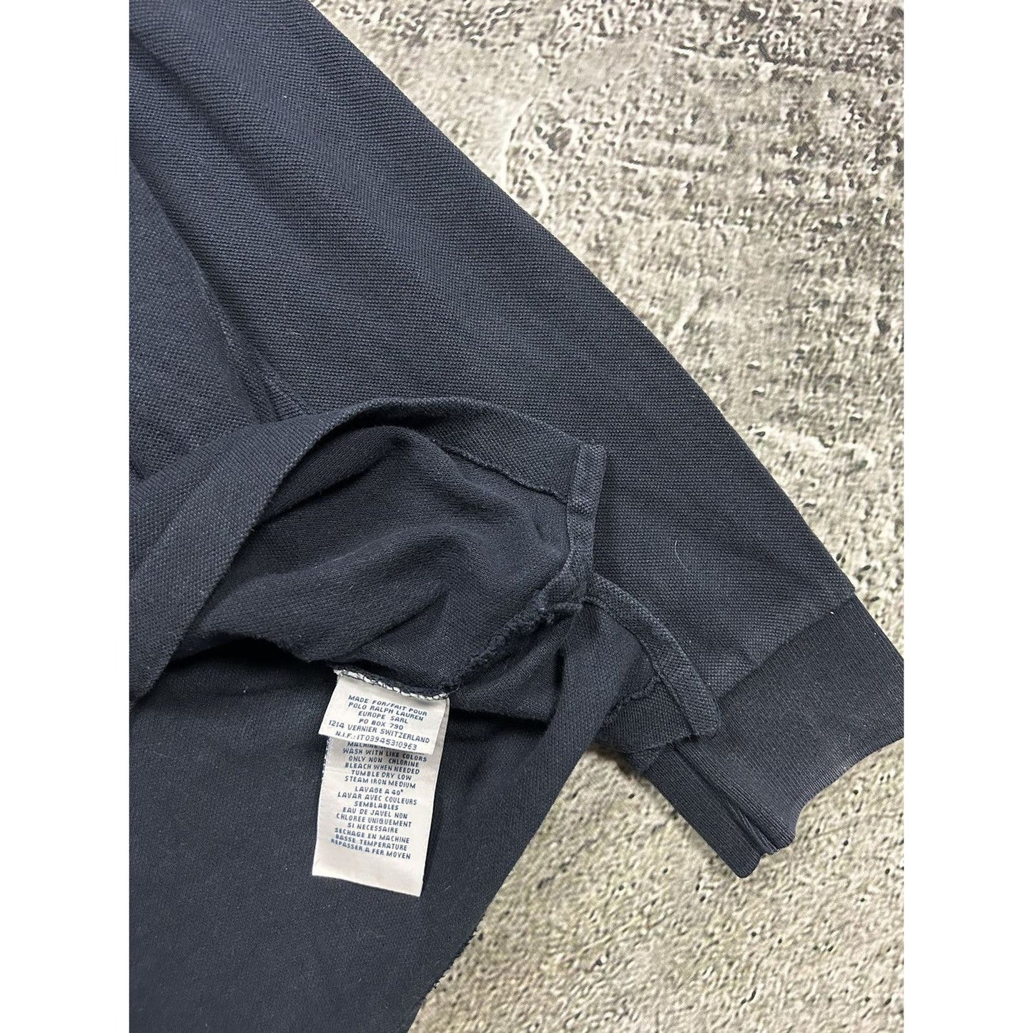 Polo Ralph Lauren vintage longsleeve rugby navy big pony