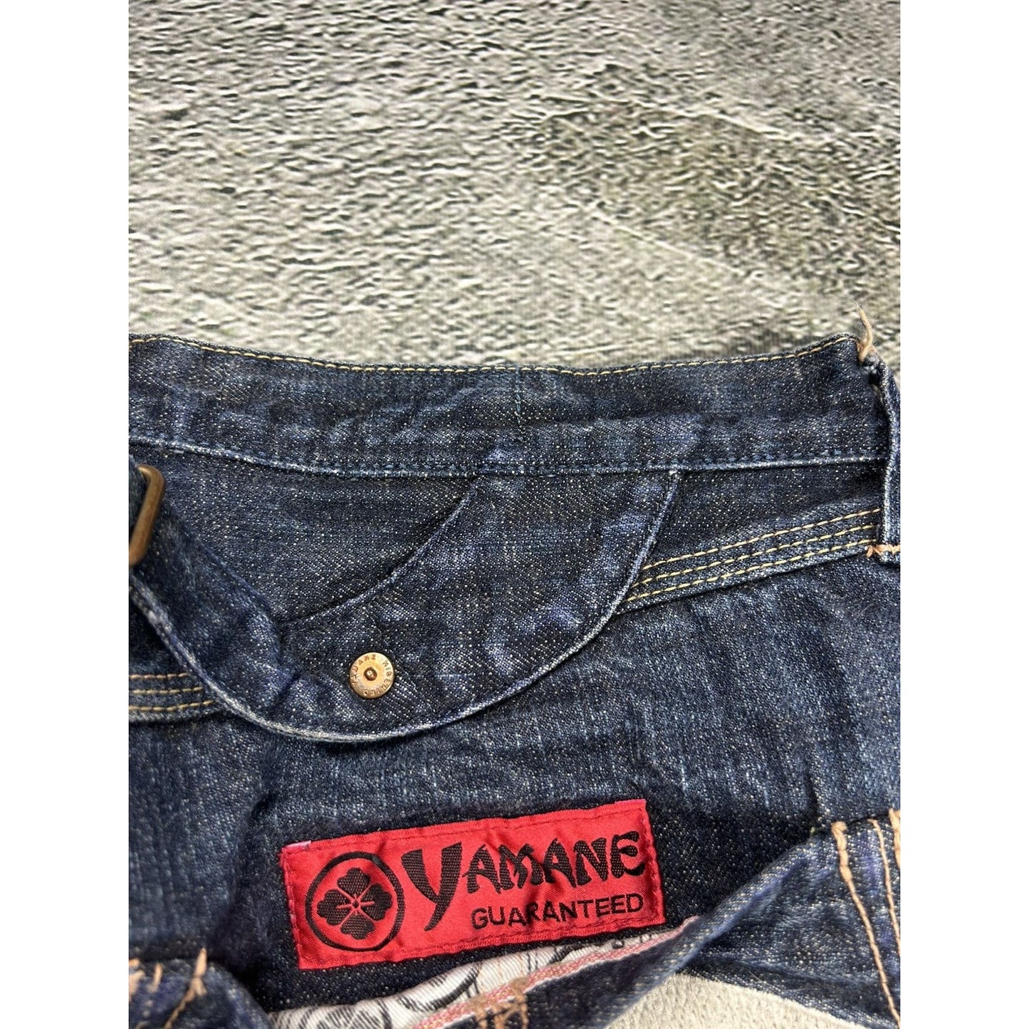 Evisu Yamane face jeans vintage selvedge denim Japan RARE