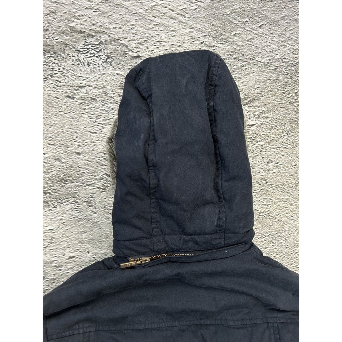 Barbour Down Jacket Puffer Parka Fibredown navy vintage