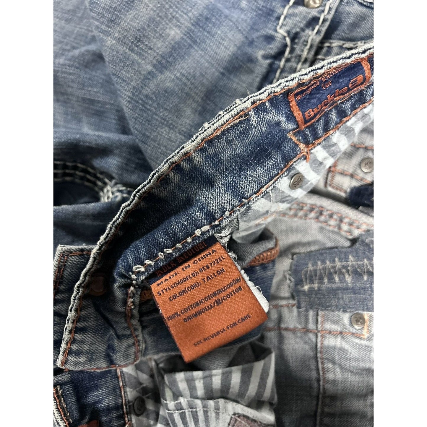 Rock Revival washed jeans Y2K relaxed Tallon