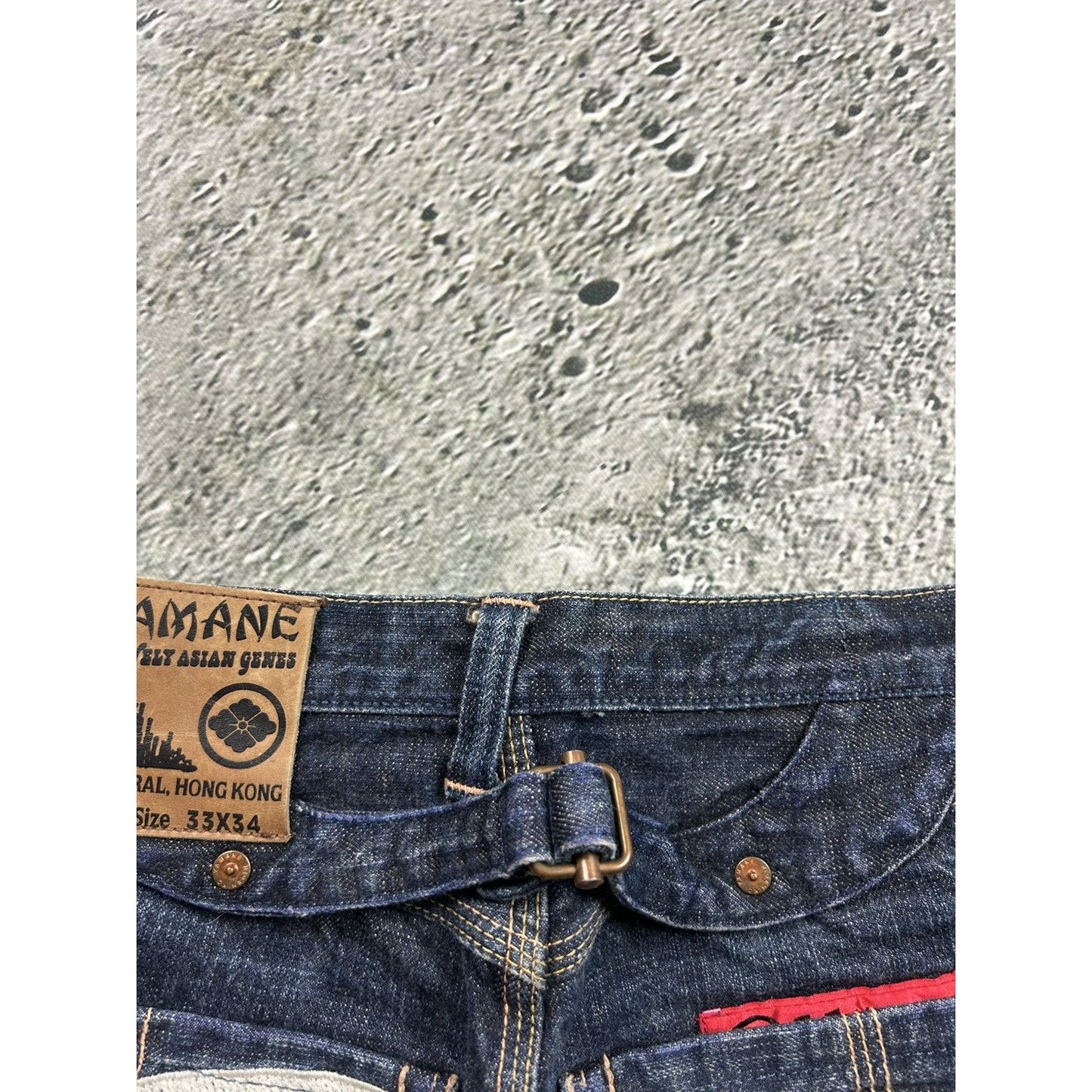Evisu Yamane face jeans vintage selvedge denim Japan RARE