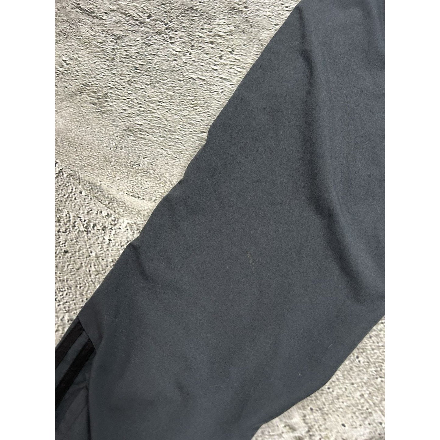 Adidas vintage grey nylon track pants drill Y2K