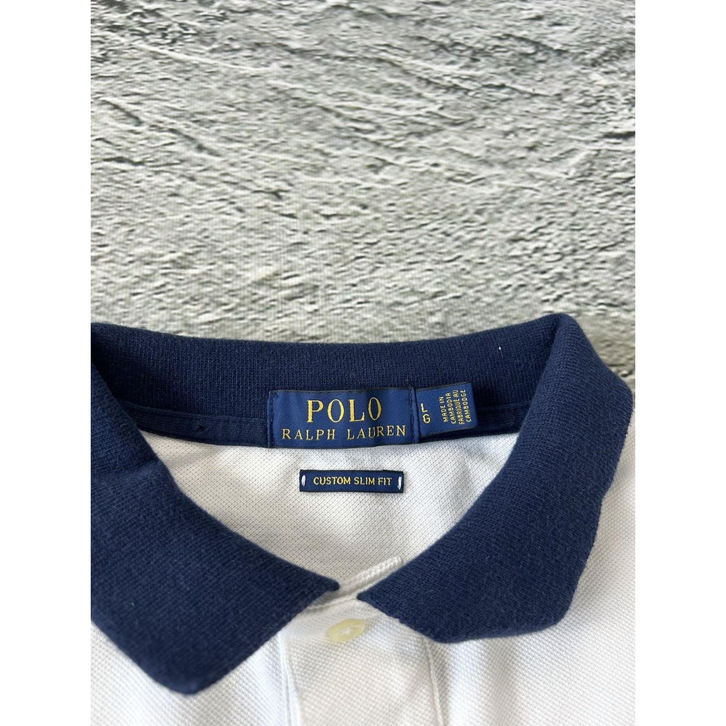 Chief Keef Polo Ralph Lauren vintage big pony white navy