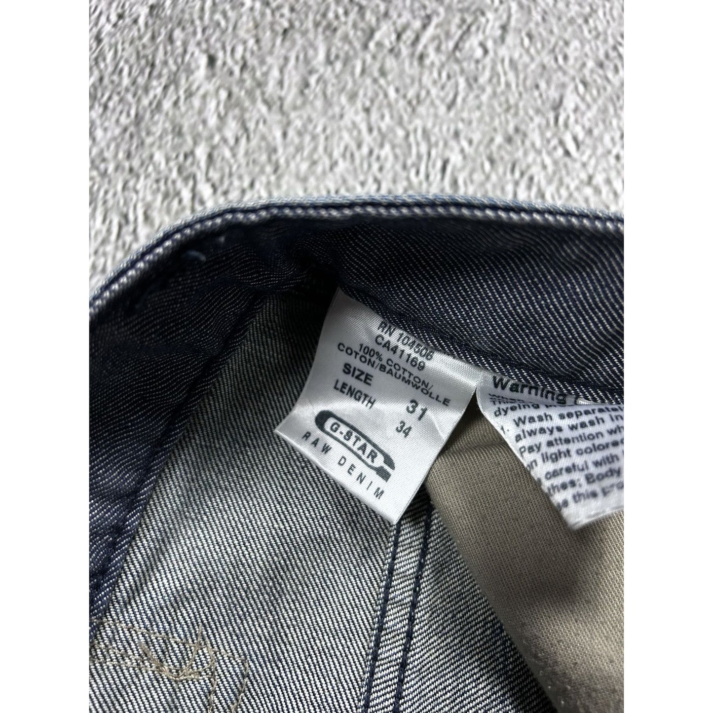 G Star Raw navy baggy jeans vintage bootcut flared reworked