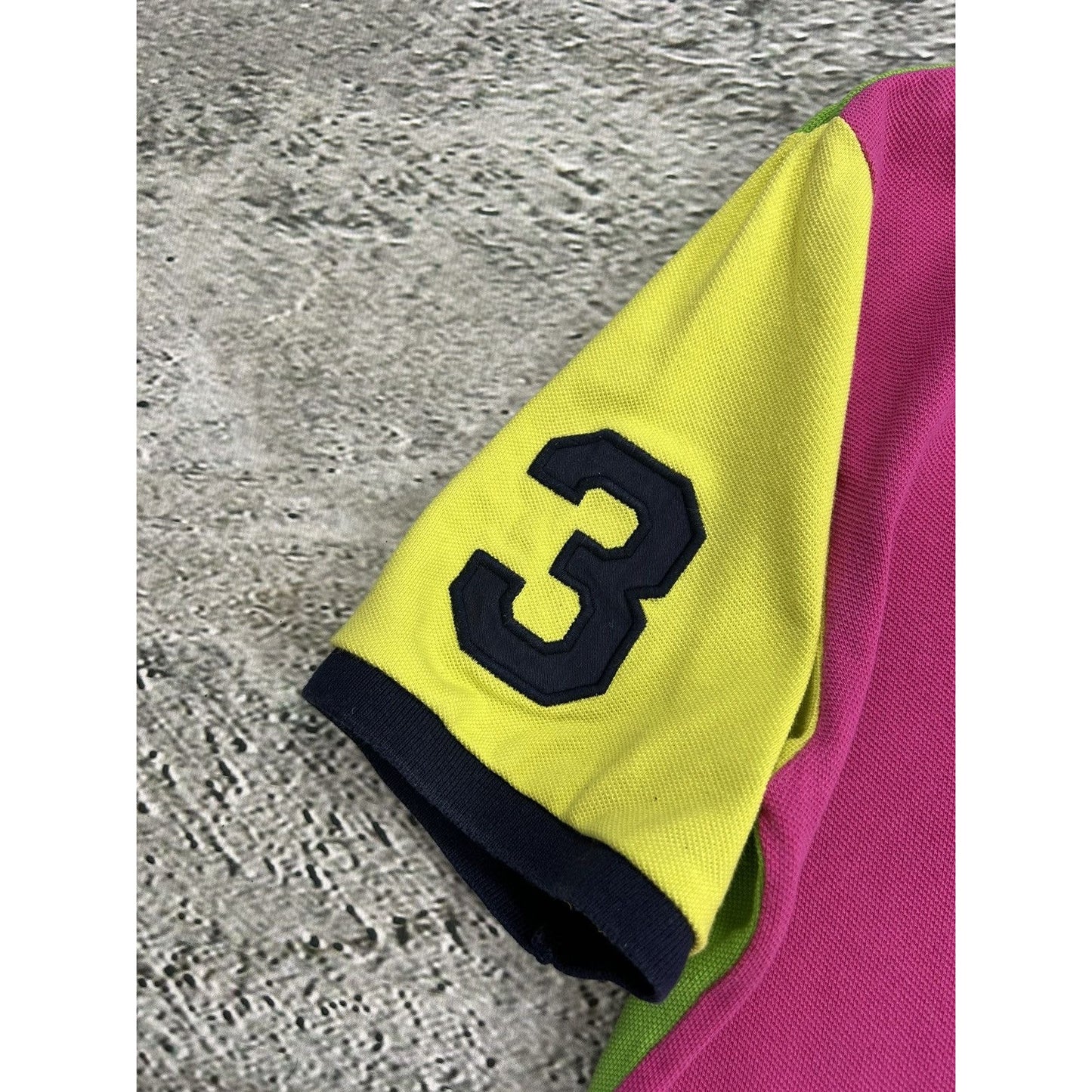 Polo Ralph Lauren vintage pink polo T-shirt big pony multicolor