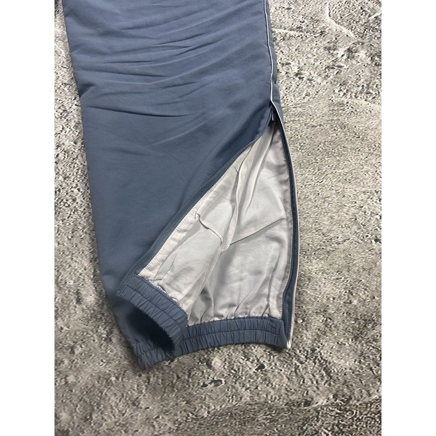 Adidas vintage blue nylon track pants small logo 2000s