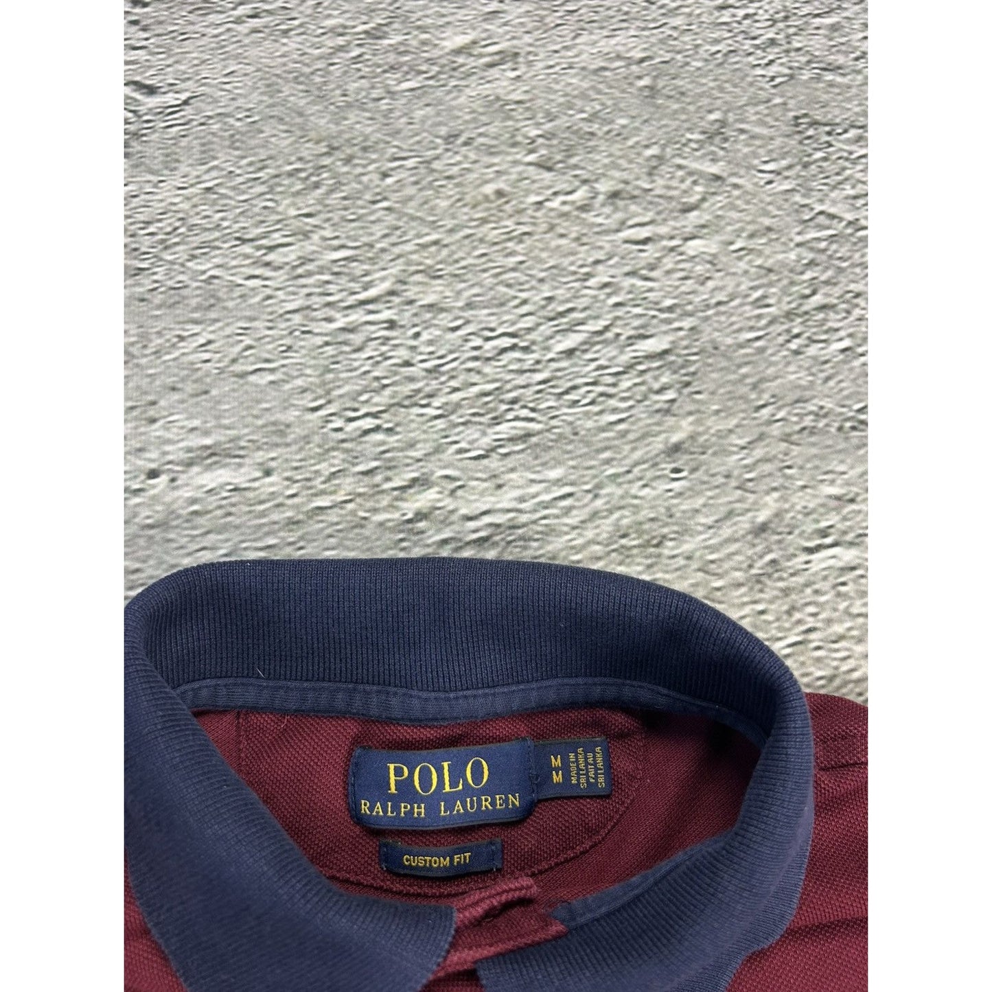 Chief Keef Polo Ralph Lauren burgundy red navy polo T-shirt
