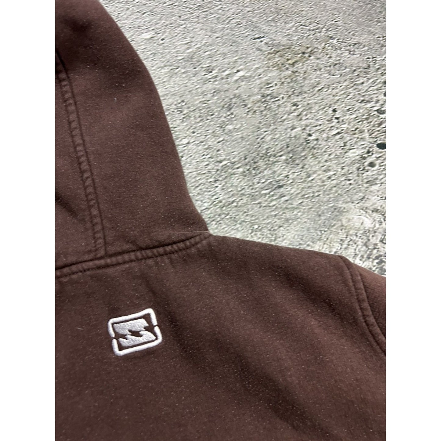 Billabong zip hoodie vintage brown Y2K big logo