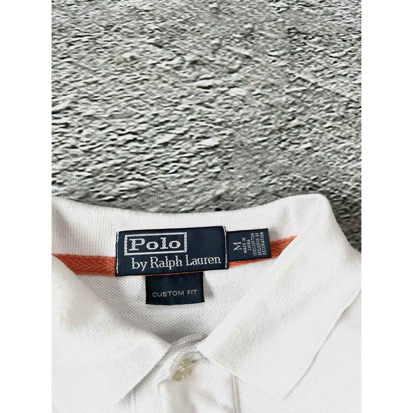 Chief Keef Polo Ralph Lauren vintage white polo USA T-shirt big pony
