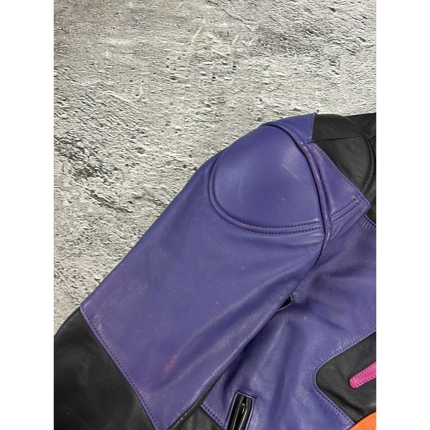 IXS Racing Leather Jacket vintage Y2K motorcycle