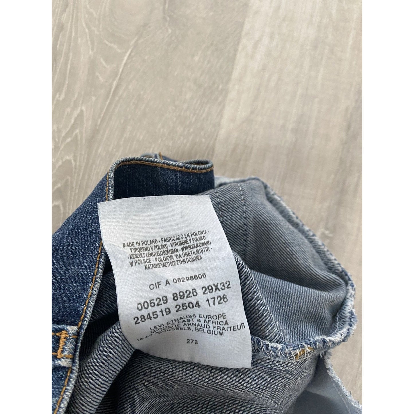 Levi’s 529 89 vintage blue denim shorts jeans jorts