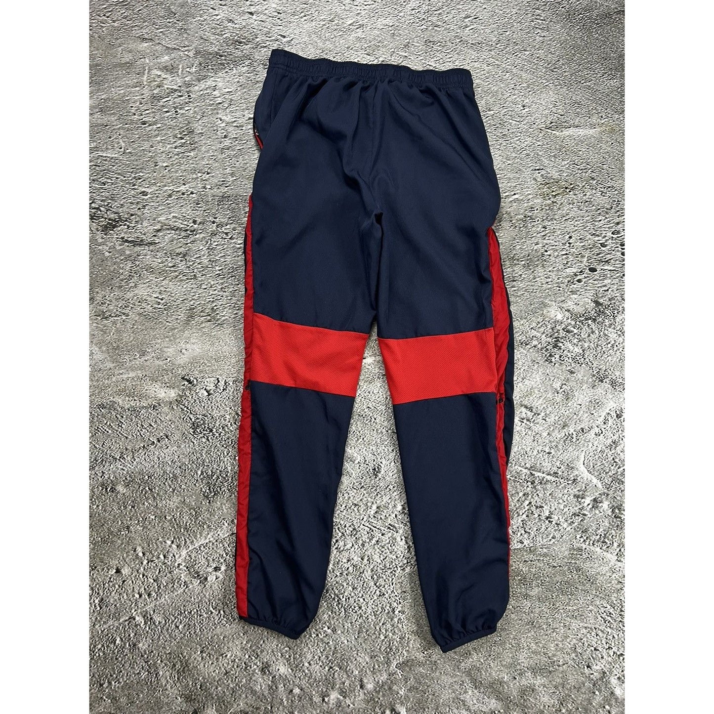 Nike vintage navy red nylon track pants parachute drill