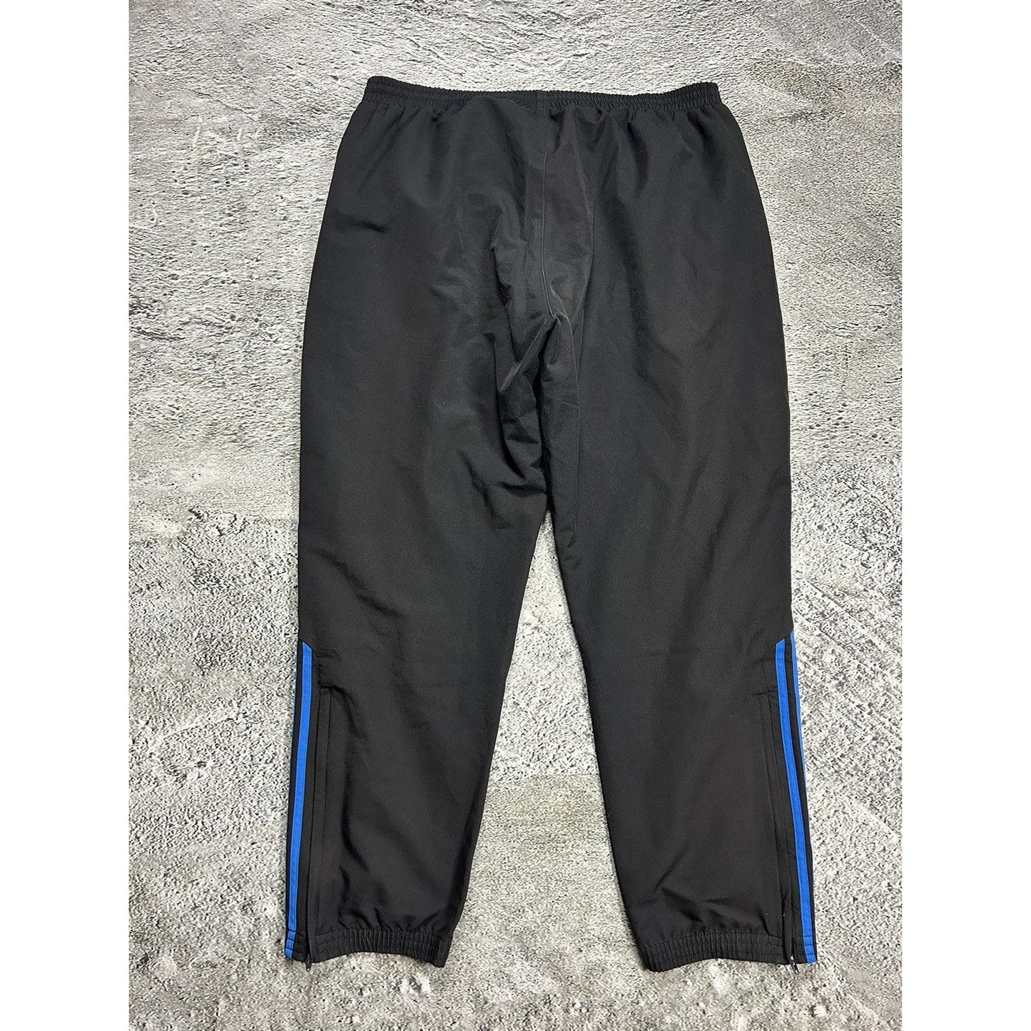 Adidas vintage black blue track pants small logo 2000s