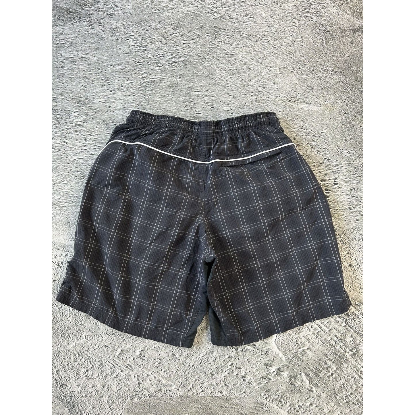 Nike vintage black shorts track pant small swoosh Y2K