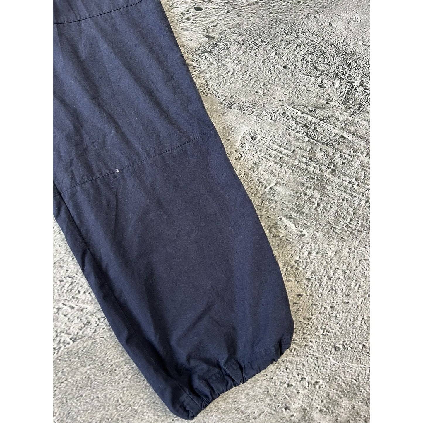 Adidas vintage navy nylon track pants baggy small logo 2000s