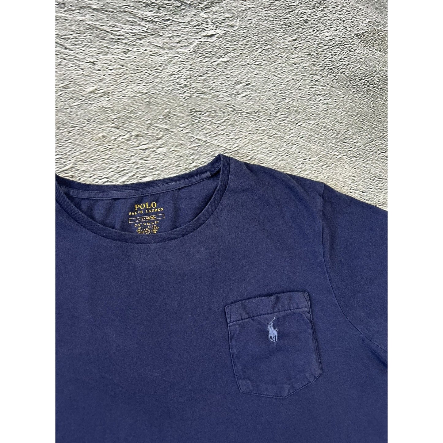 Polo Ralph Lauren vintage navy T-shirt small pony blue