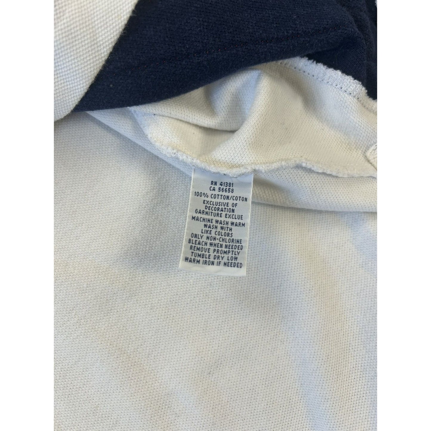 Chief Keef Polo Ralph Lauren vintage big pony white navy
