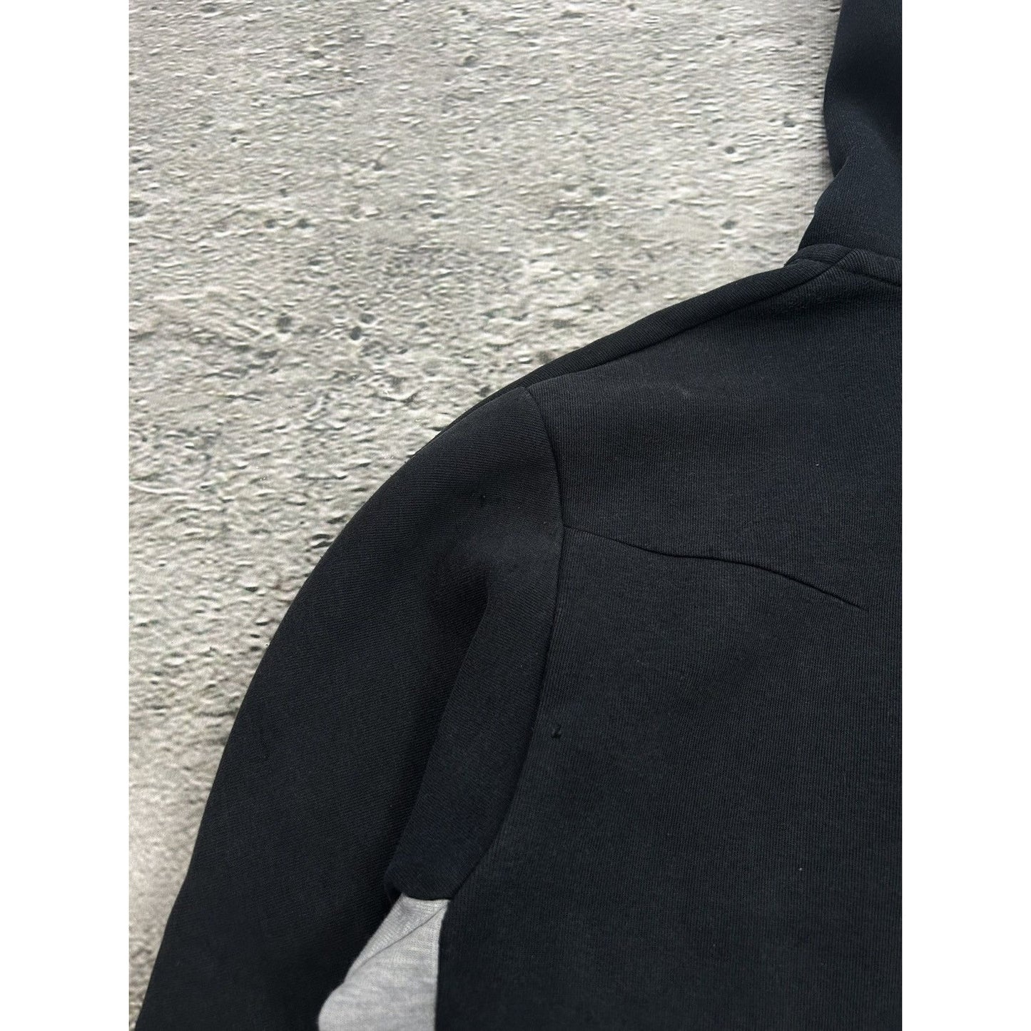 Nike tech fleece zip hoodie black grey