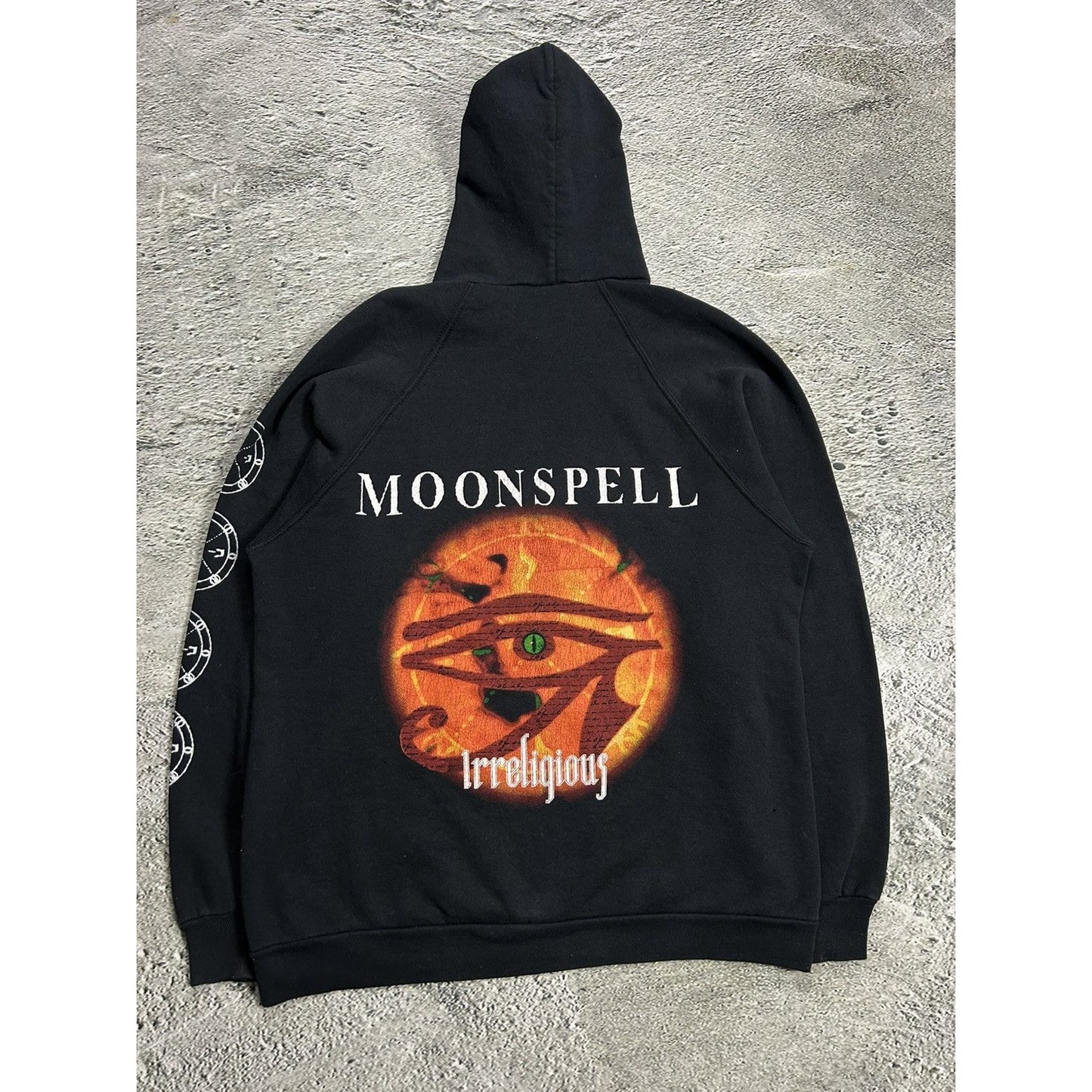 Vintage 90s Moonspell irreligious hoodie Big logo size XL