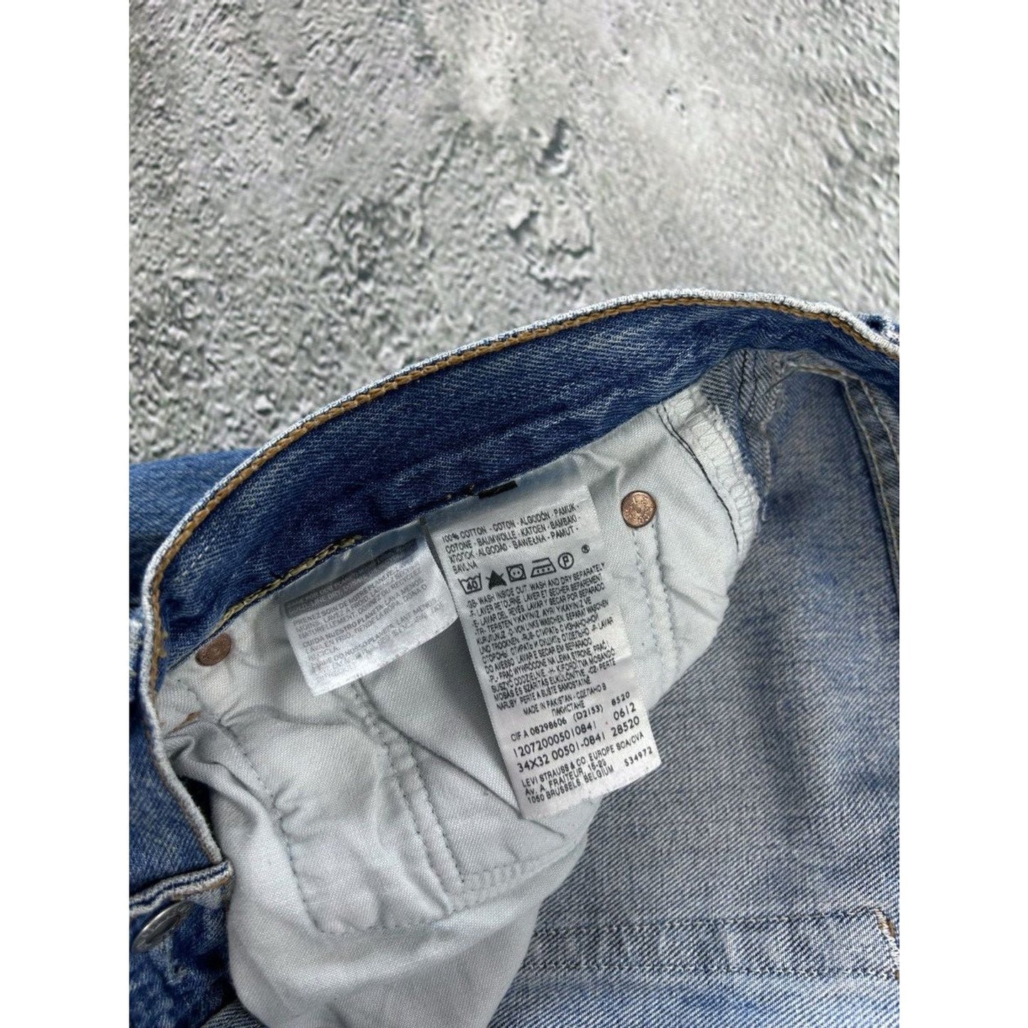 Levi’s 501 vintage blue jeans denim pants