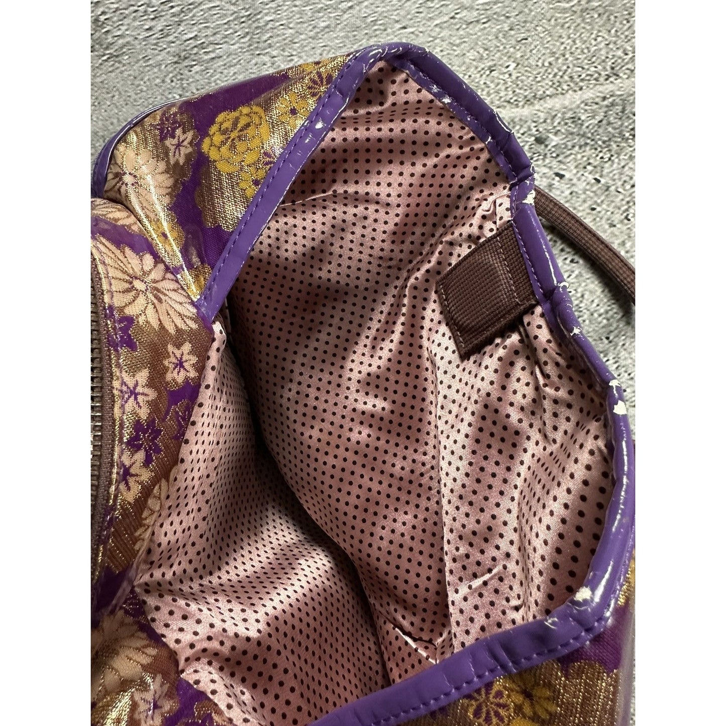 George Gina & Lucy bag Y2K vintage bagavan floral purple