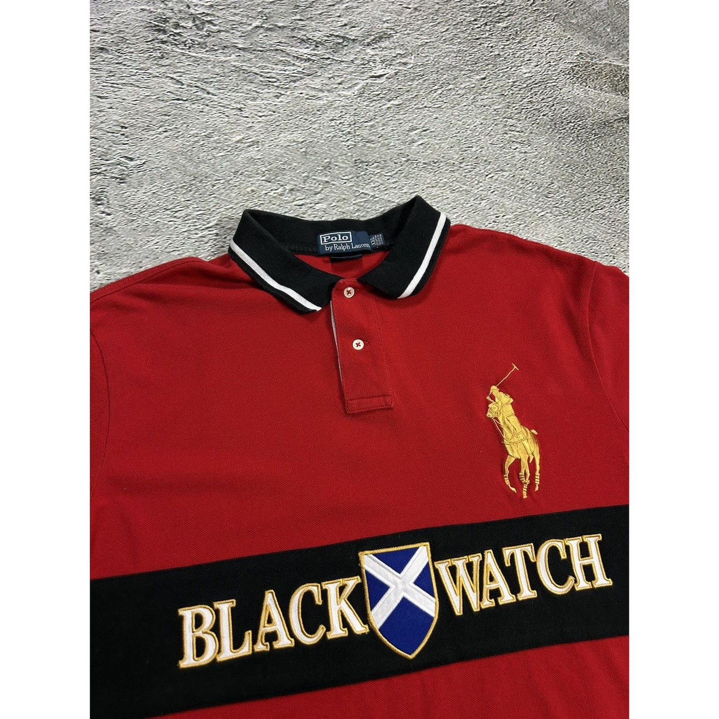 Chief Keef Polo Ralph Lauren T-shirt vintage red blackwatch