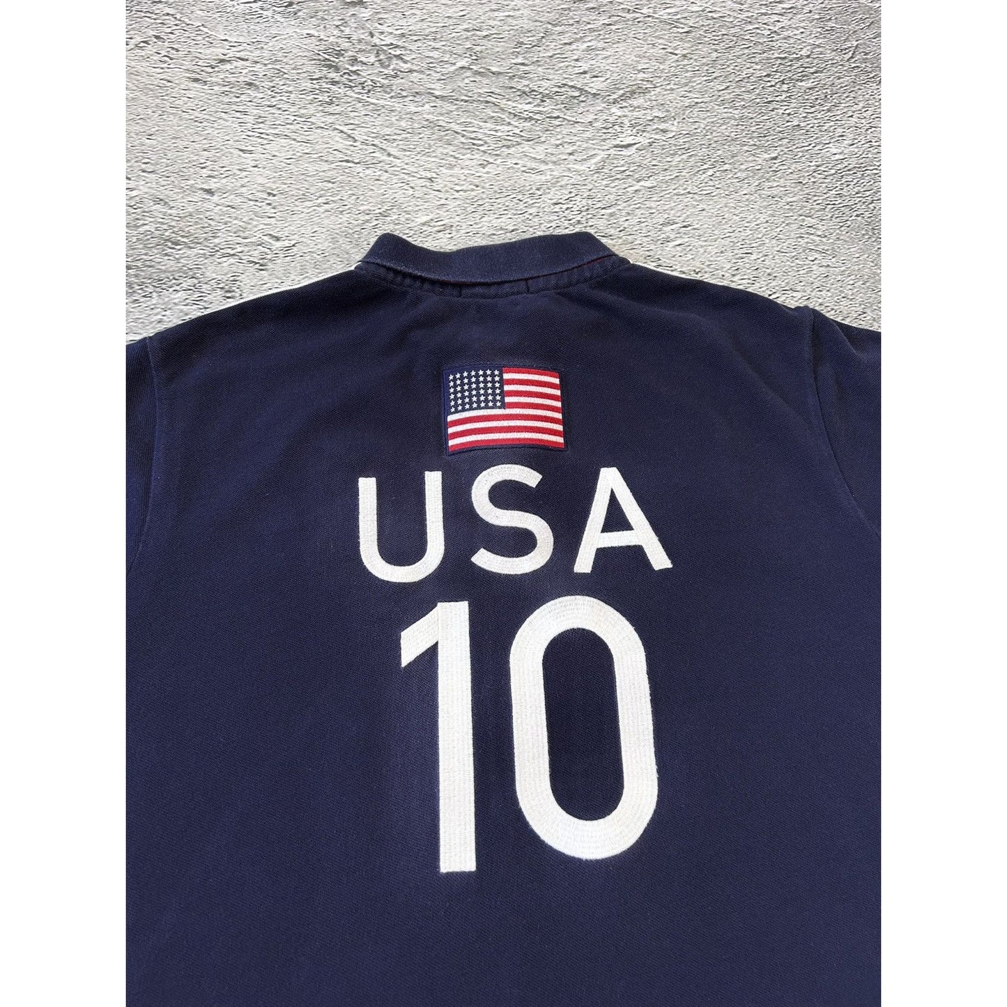 Chief Keef Polo Ralph Lauren USA vintage shirt navy blue