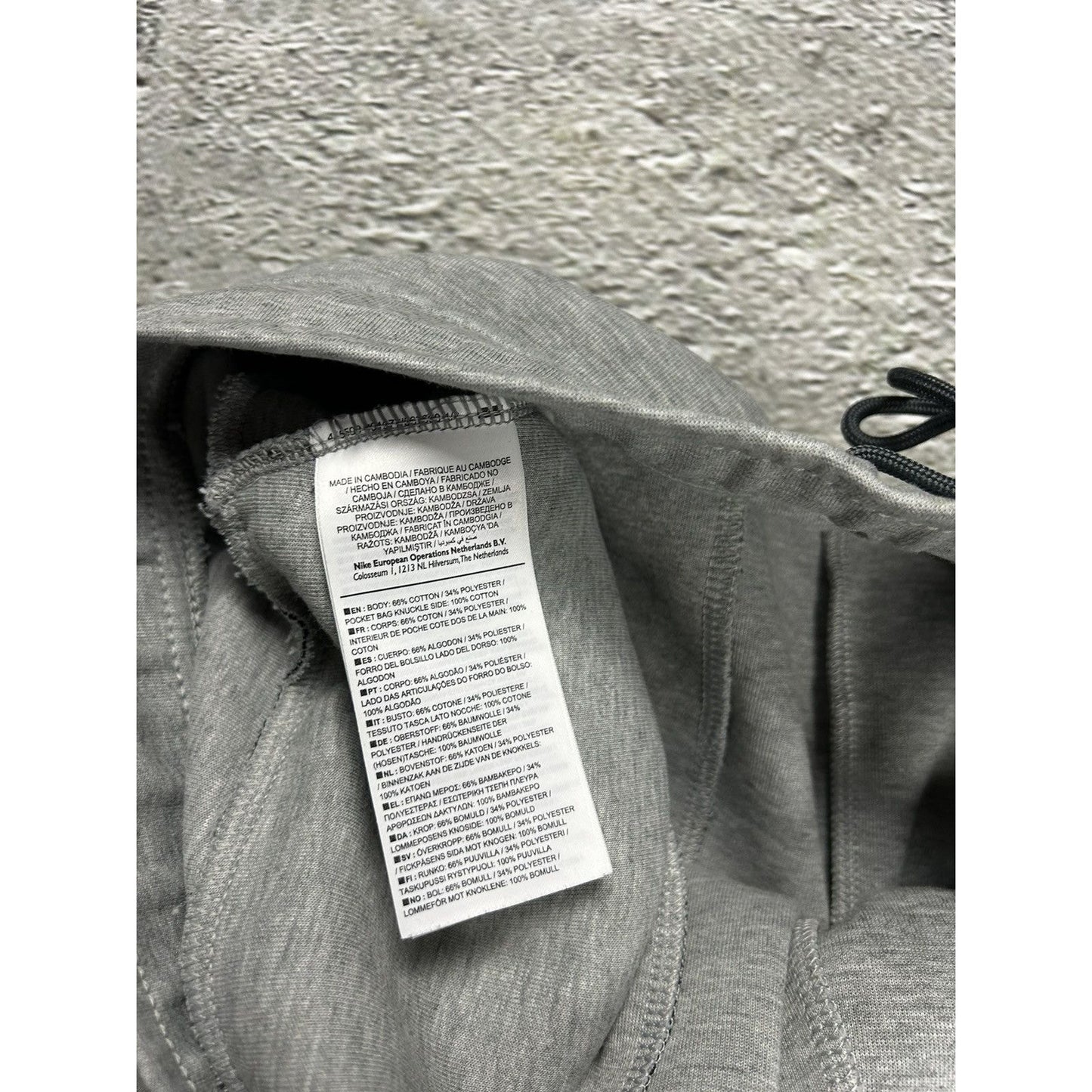 Nike tech fleece sweatpants drill grey