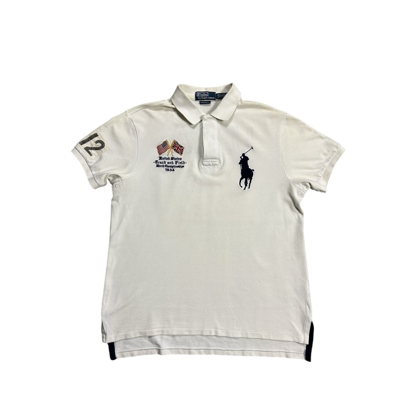 Chief Keef Polo Ralph Lauren USA big pony white shirt