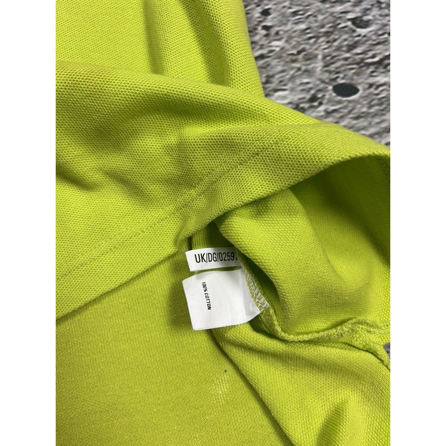 YSL Yves Saint Laurent polo vintage big logo spell out shirt