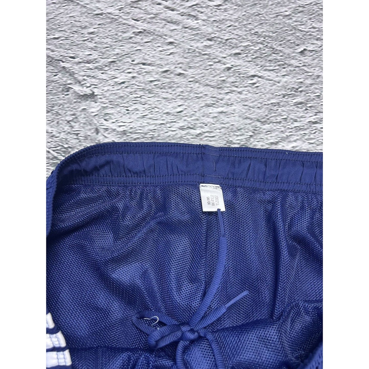 Adidas track suit vintage navy blue nylon track pants drill