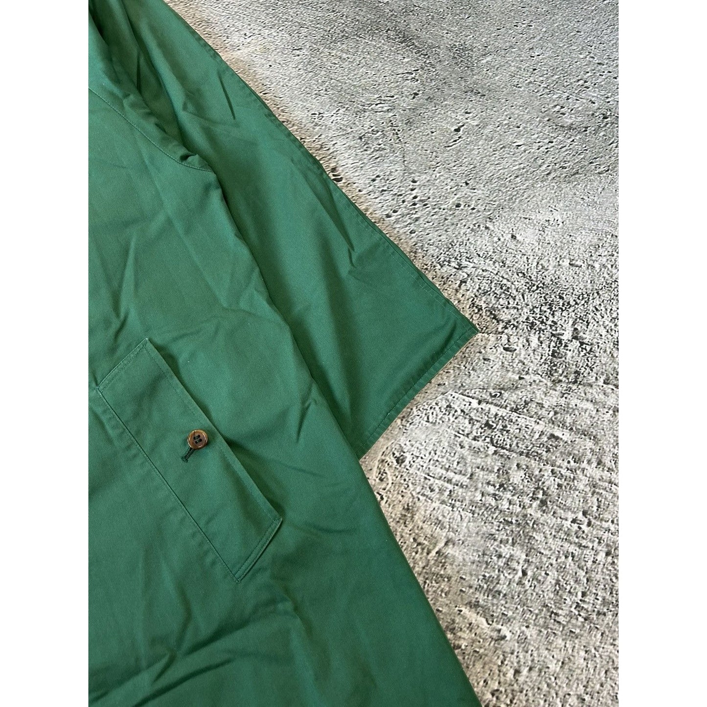 Burberrys coat trench green vintage
