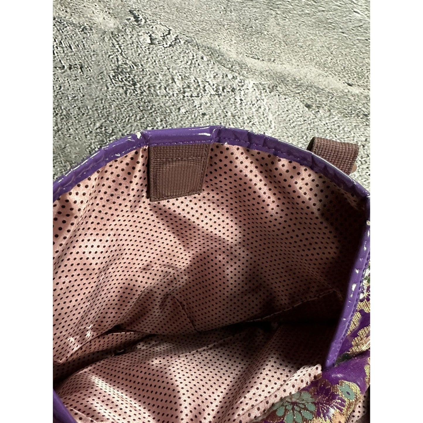George Gina & Lucy bag Y2K vintage bagavan floral purple