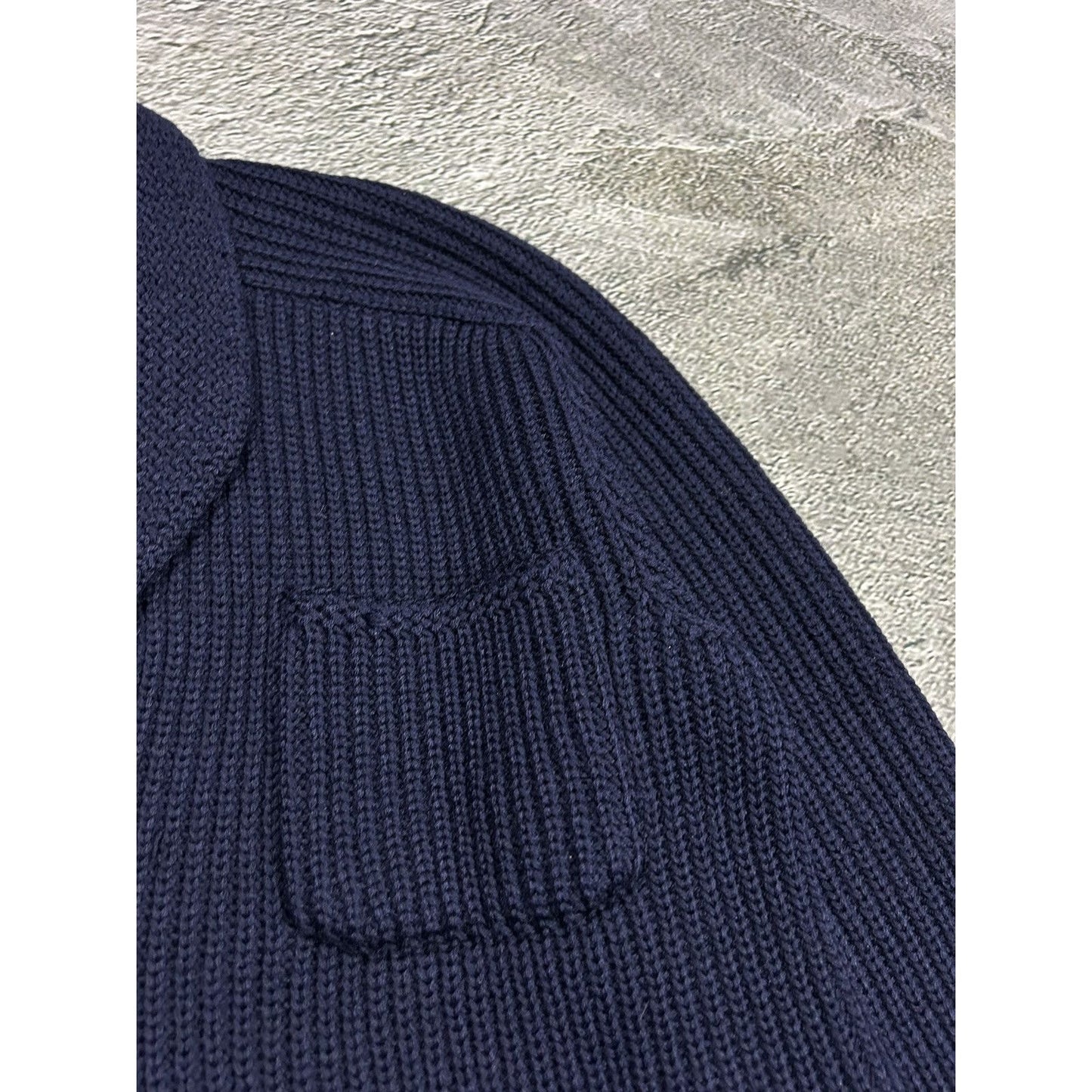 Christian Dior Monsieur Cardigan vintage 70s sweater navy