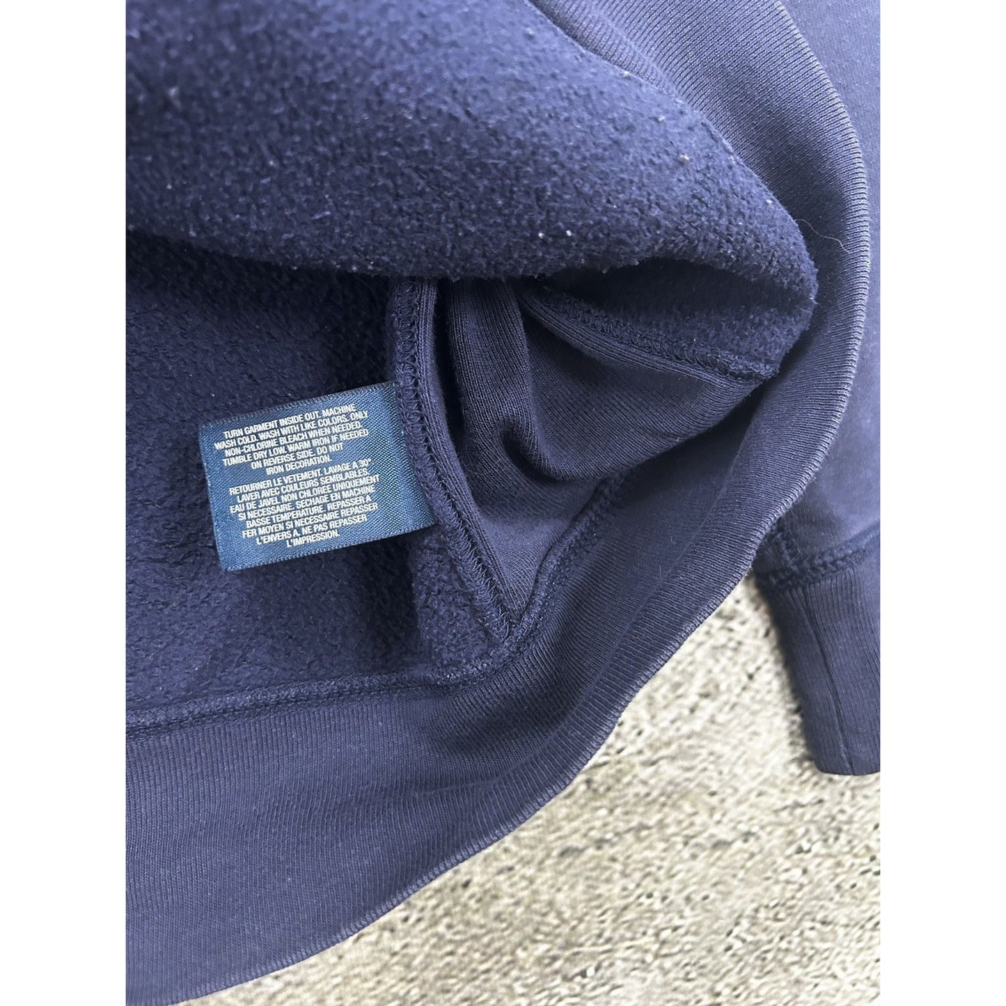 Chief Keef Polo Ralph Lauren zip hoodie USA navy