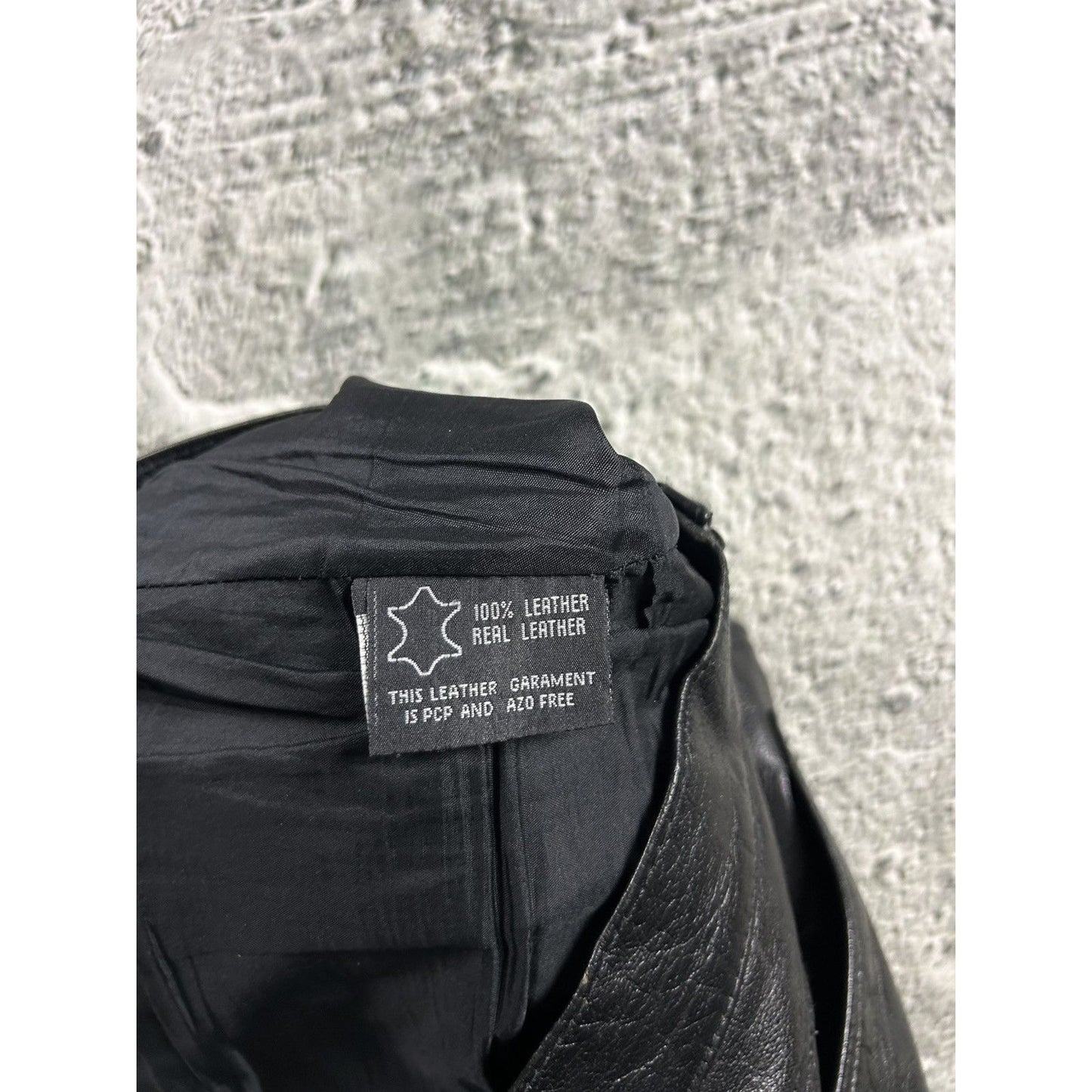 Leather pants vintage black
