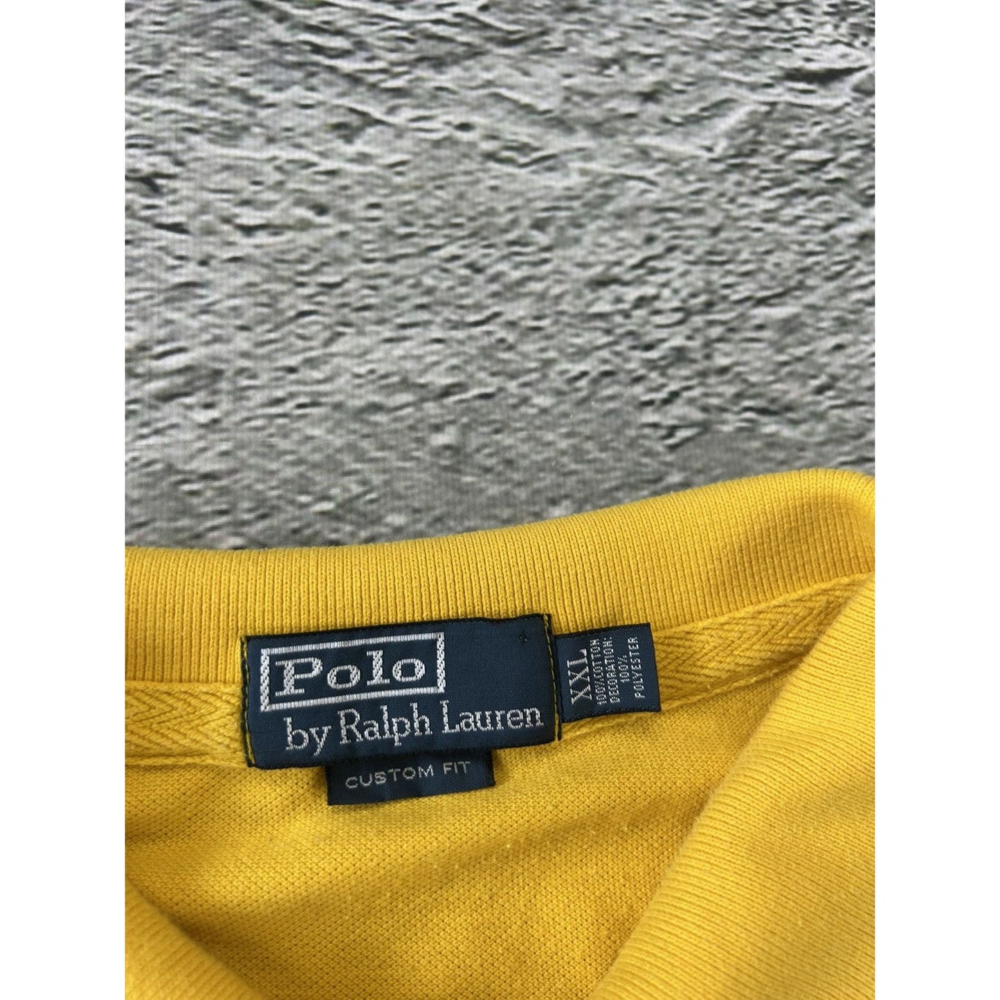 Chief Keef Polo Ralph Lauren vintage Brazil big pony yellow