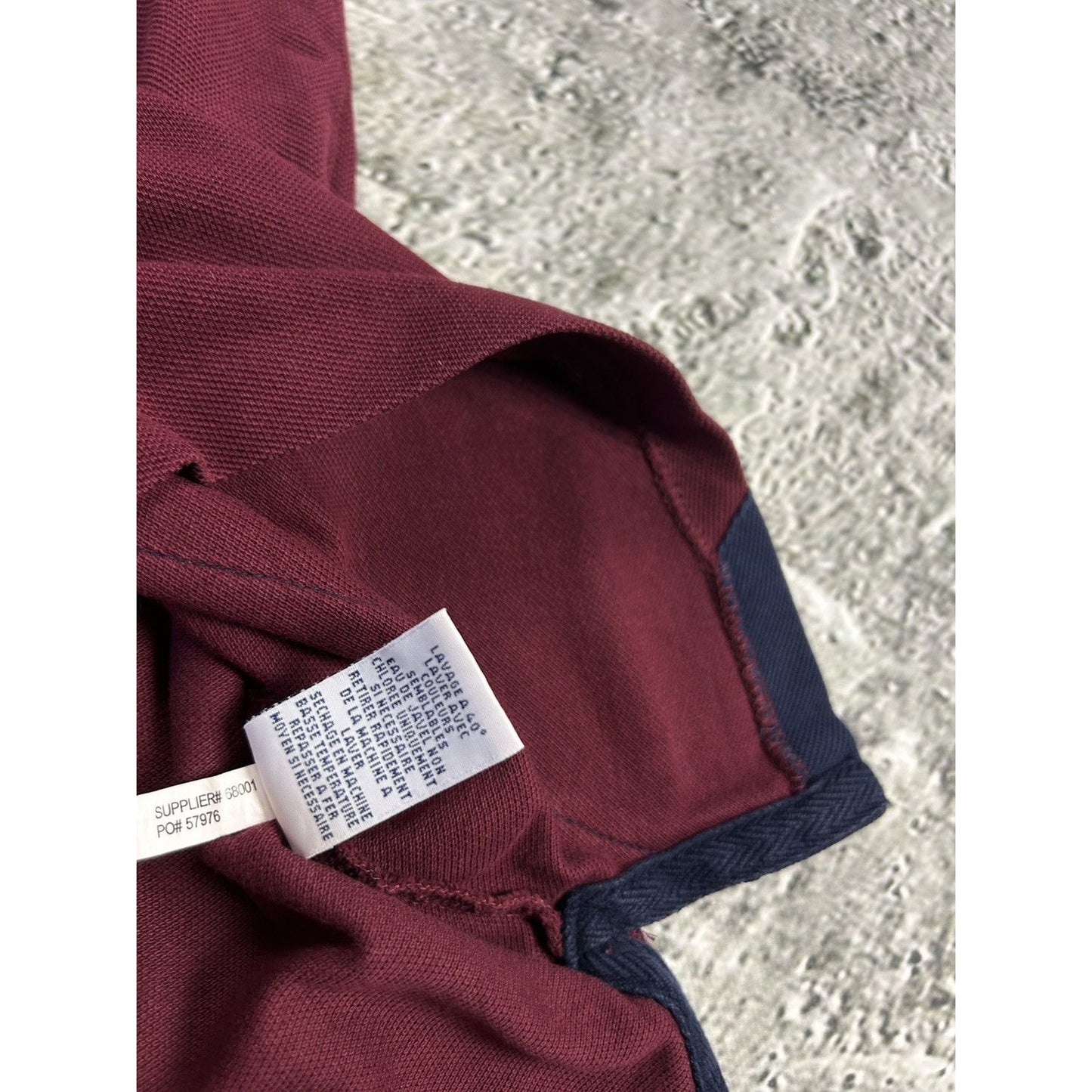 Chief Keef Polo Ralph Lauren burgundy red navy polo T-shirt