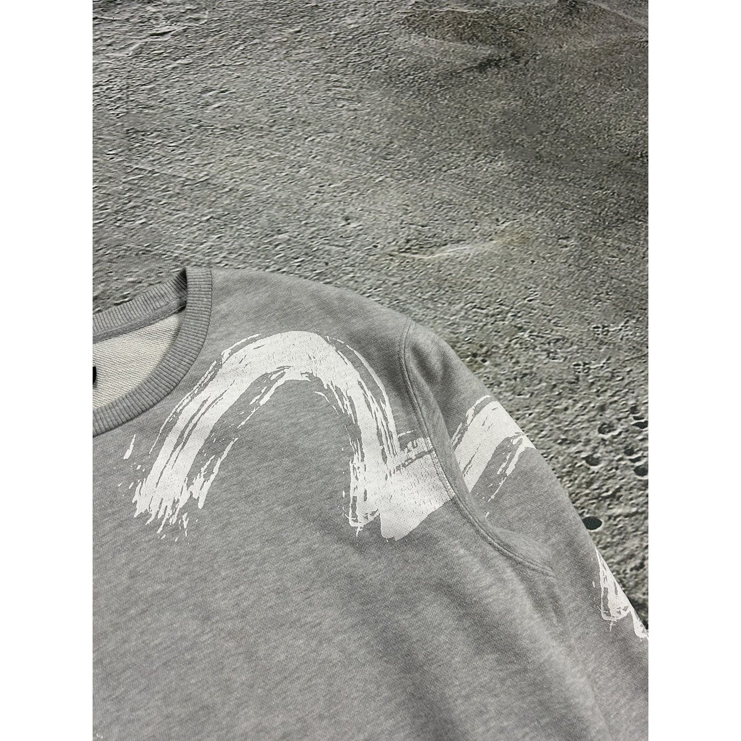 Evisu sweatshirt multilogo seagull vintage grey Y2K