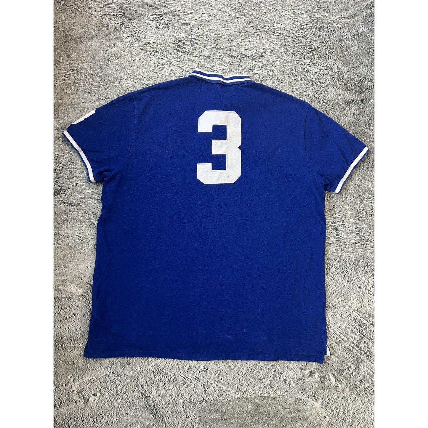 Chief Keef Polo Ralph Lauren Los Angeles blue big pony shirt