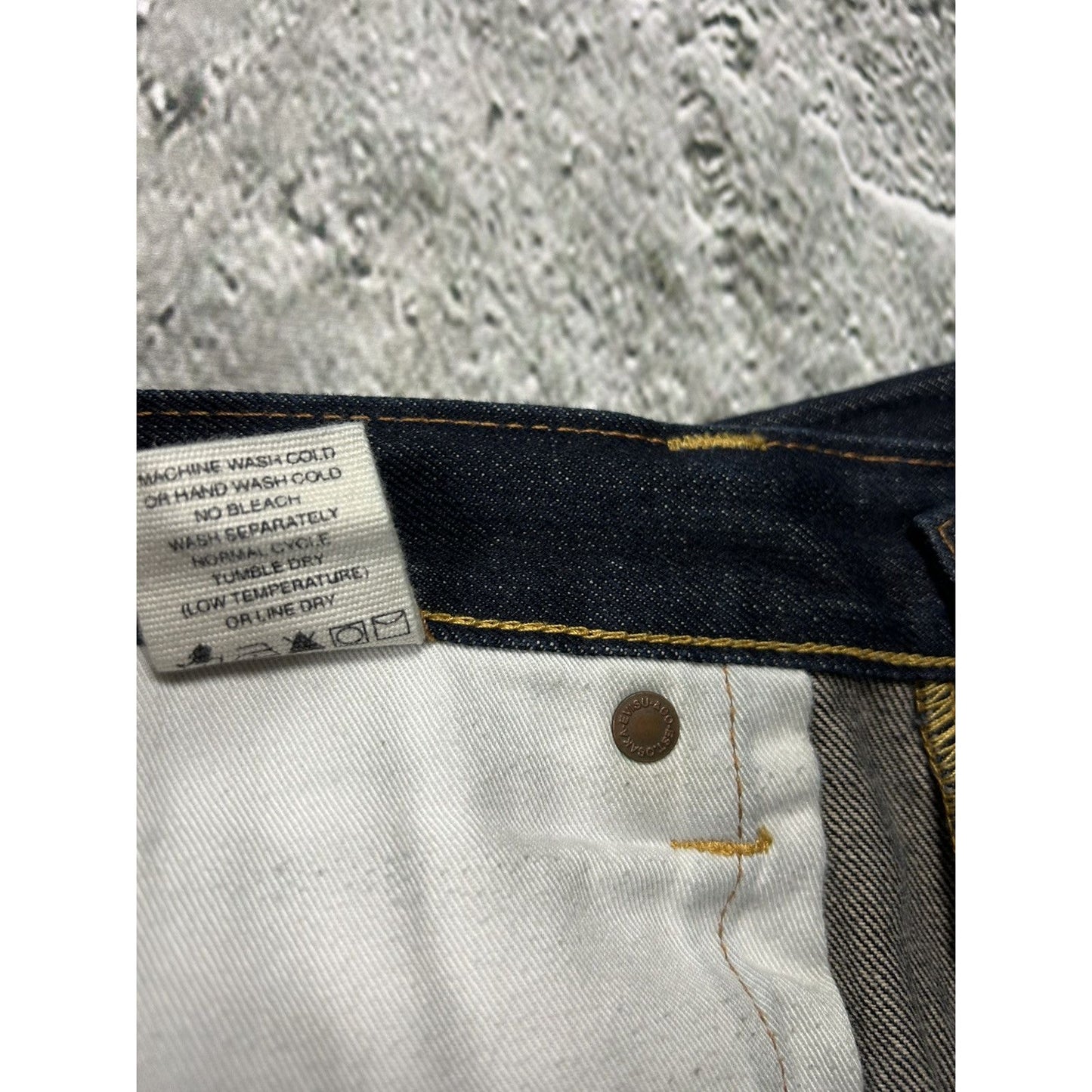 Evisu multipocket jeans multicolor vintage selvedge denim