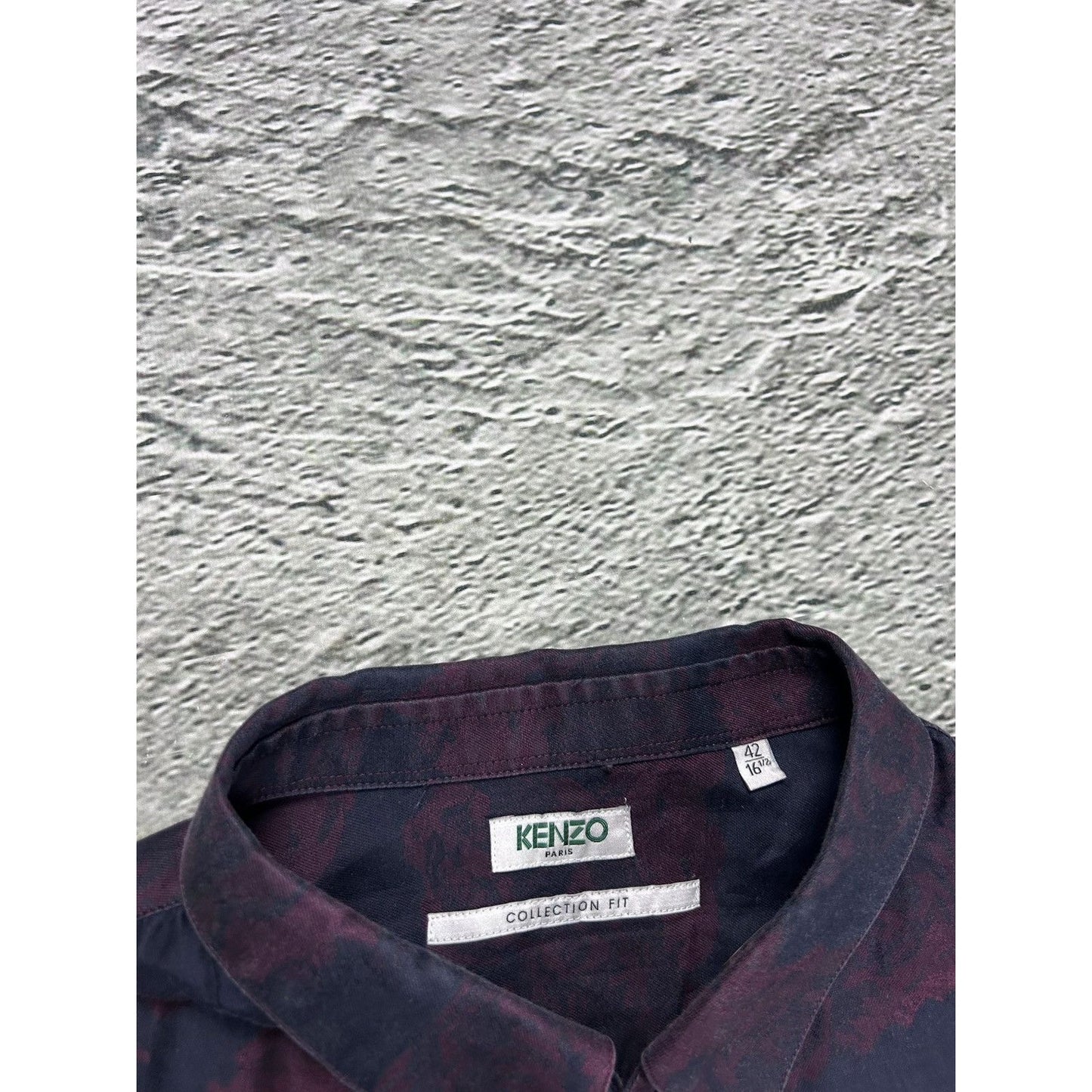 Kenzo shirt purple button-up